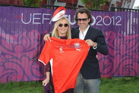 Celebrities at Euro 2012