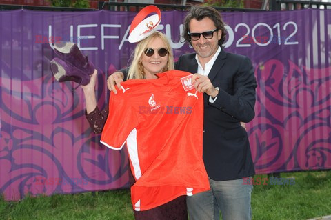 Celebrities at Euro 2012