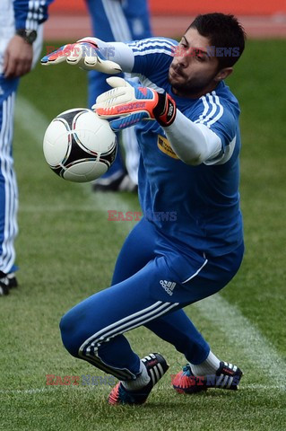 Greece's team training session in Legionowo