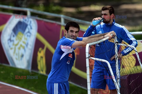 Greece's team training session in Legionowo