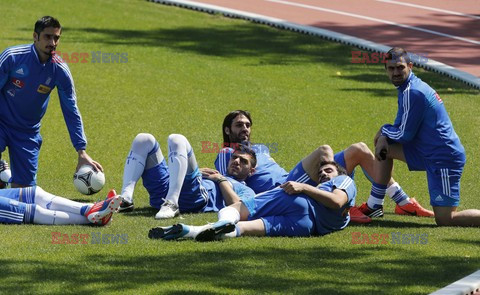 Greece's team training session in Legionowo