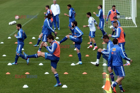 Greece's team training session in Legionowo