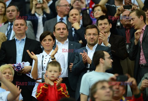 Celebrities at Euro 2012