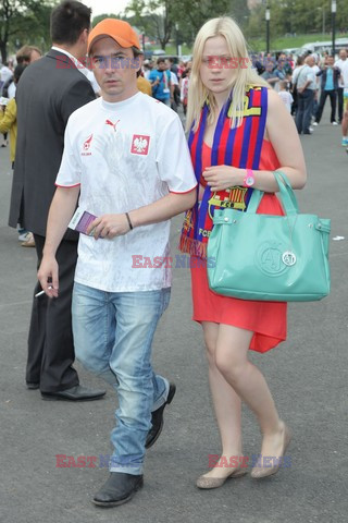 Celebrities at Euro 2012