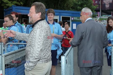 Celebrities at Euro 2012