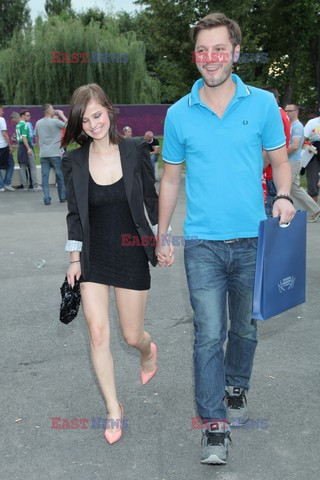 Celebrities at Euro 2012