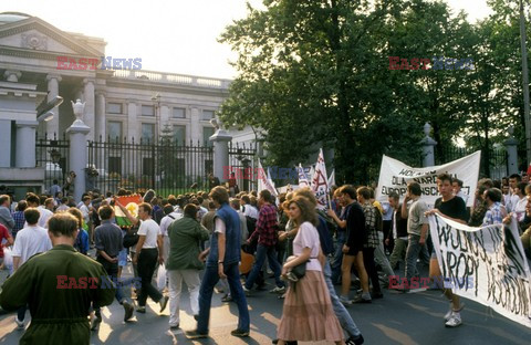 Strajki i demonstracje Solidarności