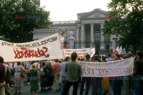 Strajki i demonstracje Solidarności