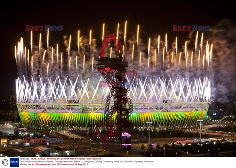 The Closing Ceremonies of the London 2012 Summer Olympic Games