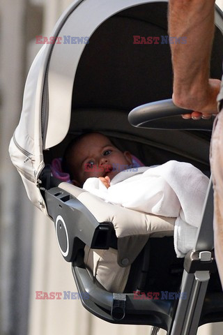 Bruce Willis with his baby girl Mabel