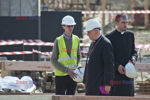 Wmurowanie aktu erekcyjnego pod świątynię w Toruniu