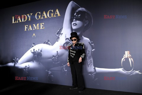 Lady Gaga Fame fragrance launch event 