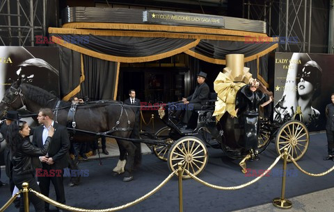 Lady Gaga Fame fragrance launch event 