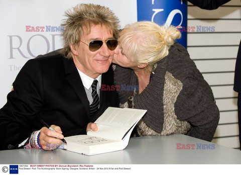 Rod Stewart presents his autobiography with a book signing