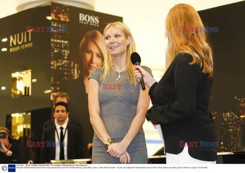 Gwyneth Paltrow promuje Hugo Bossa w Dubaju