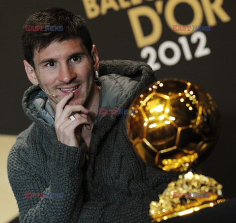 Leo Messi zdobywcą Złotej Piłki 2012