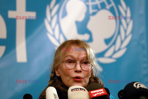 Mia Farrow odwiedziła syryjskich uchodźców