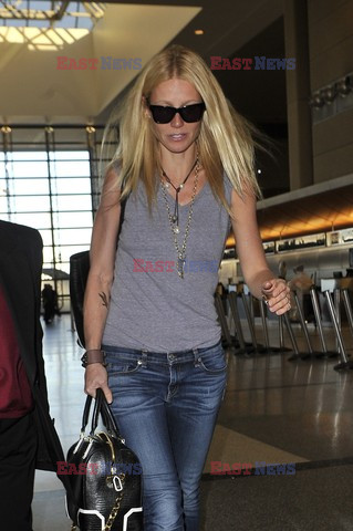 Gwyneth Paltrow arriving at LAX airport 