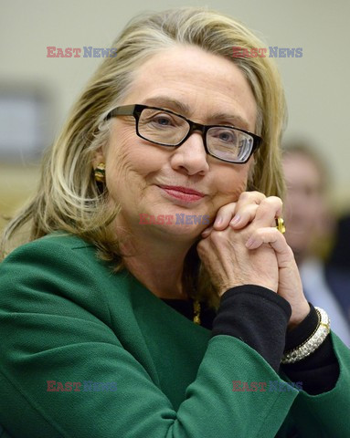 Hillary Rodham Clinton testifies before the U.S. Senate Committee on Foreign Relations on Benghazi