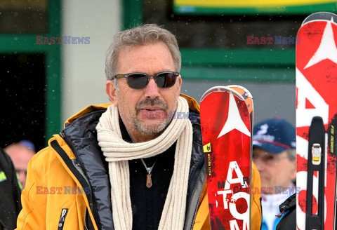 Kevin Costner na MŚ w narciarstwie