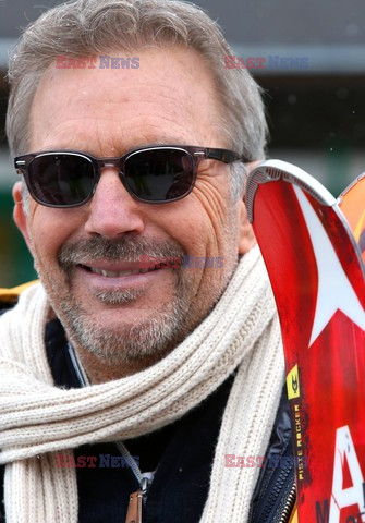 Kevin Costner na MŚ w narciarstwie