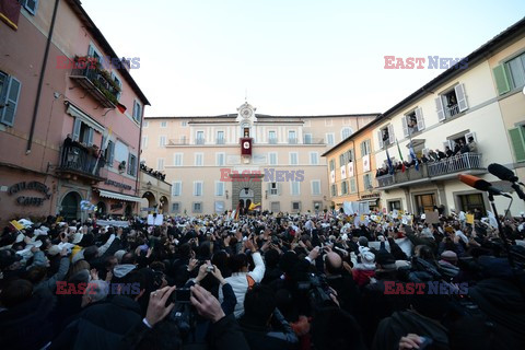 Pożegnanie Papieża Benedykta w Castel Gandolfo