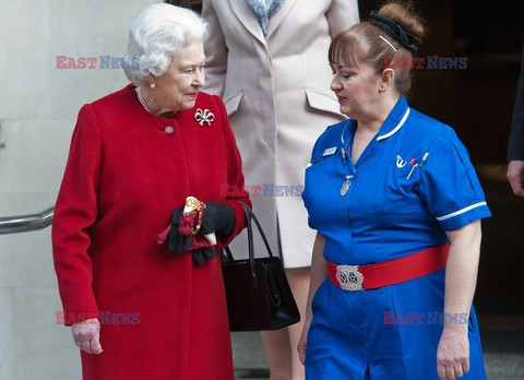 Queen Elizabeth II leaves King Edward VII Hospital 