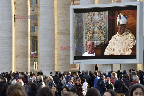 Pope Francis, Argentina's Jorge Mario Bergoglio, leading a mass 