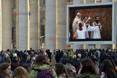 Pope Francis, Argentina's Jorge Mario Bergoglio, leading a mass 