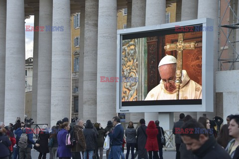 Pierwsza msza papieża Franciszka