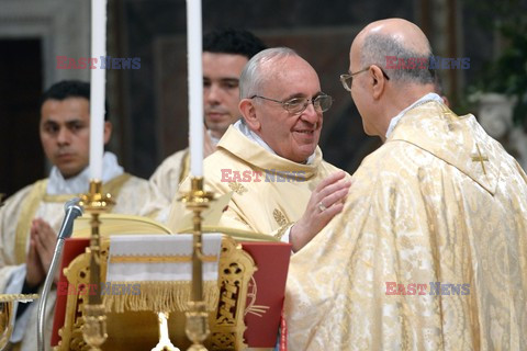 Pope Francis, Argentina's Jorge Mario Bergoglio, leading a mass 