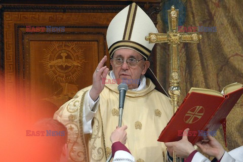 Pope Francis, Argentina's Jorge Mario Bergoglio, leading a mass 