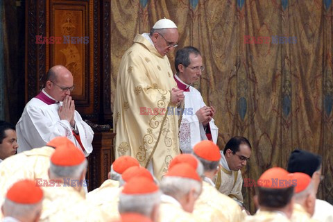 Pope Francis, Argentina's Jorge Mario Bergoglio, leading a mass 