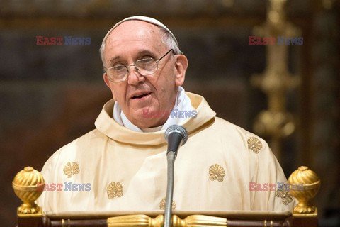 Pope Francis, Argentina's Jorge Mario Bergoglio, leading a mass 