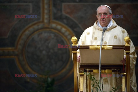 Pope Francis, Argentina's Jorge Mario Bergoglio, leading a mass 