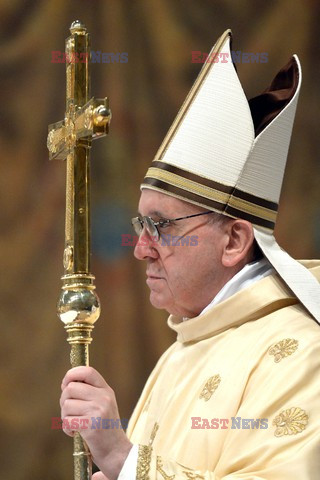 Pope Francis, Argentina's Jorge Mario Bergoglio, leading a mass 