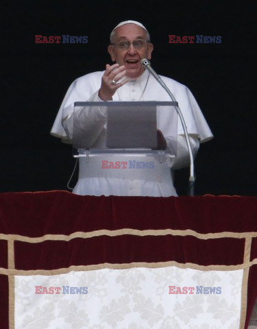 Pope Francis leads his first Angelus prayer 