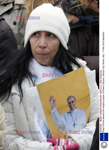 Pope Francis leads his first Angelus prayer 