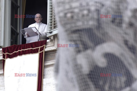 Pope Francis leads his first Angelus prayer 