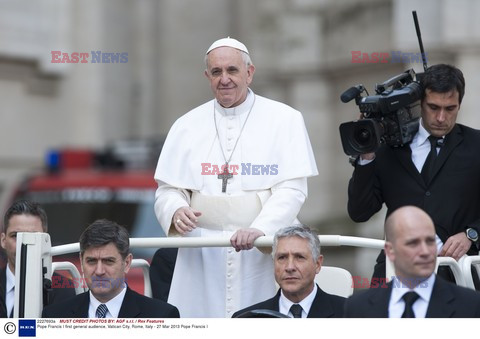 Pierwsza audiencja generalna papieża Franciszka