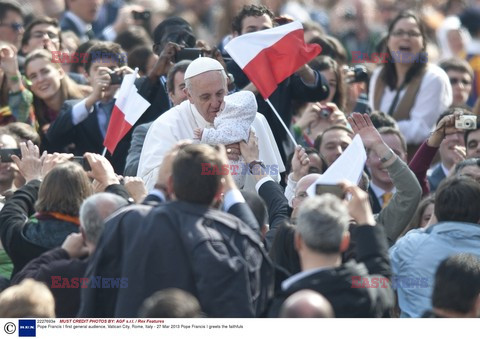 Pierwsza audiencja generalna papieża Franciszka