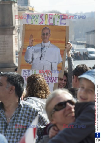 Pierwsza audiencja generalna papieża Franciszka