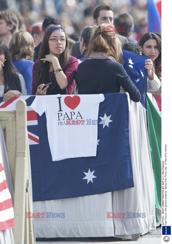 Pierwsza audiencja generalna papieża Franciszka