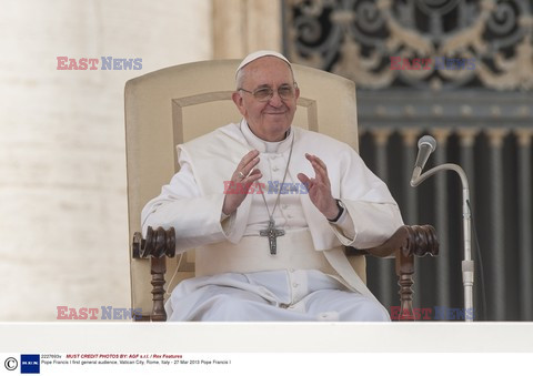 Pierwsza audiencja generalna papieża Franciszka