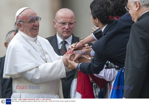 Pierwsza audiencja generalna papieża Franciszka