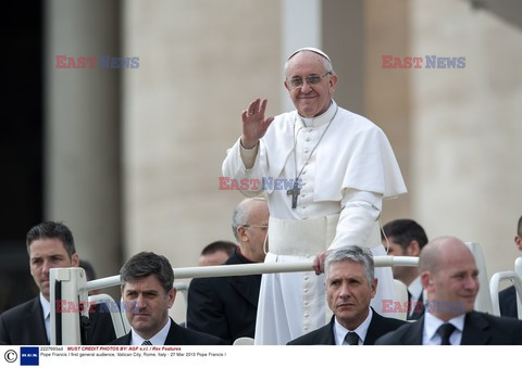 Pierwsza audiencja generalna papieża Franciszka