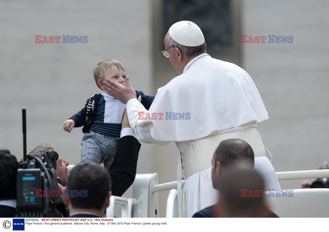 Pierwsza audiencja generalna papieża Franciszka