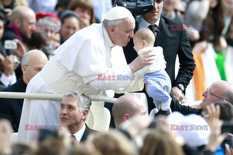 Pierwsza audiencja generalna papieża Franciszka