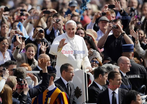 Pierwsza audiencja generalna papieża Franciszka