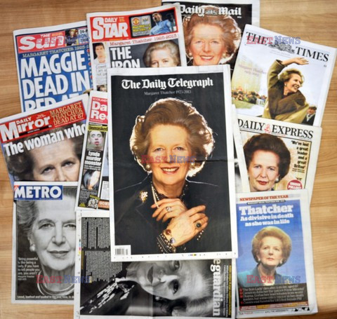 Reakcje na śmierć Margaret Thatcher